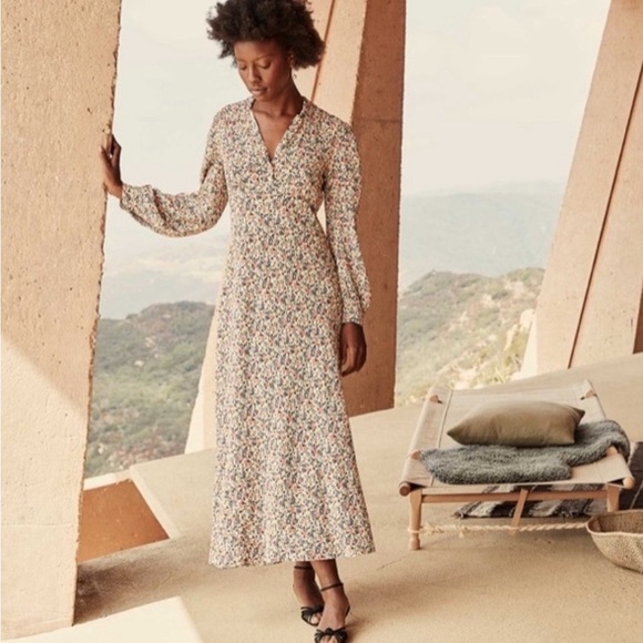 NWT Doen Morisot Zelda Floral Maxi Dress 💐 XS - Picture 4 of 8